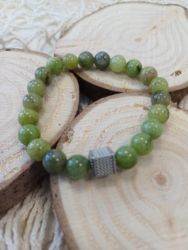 Bracelet en Chrysoprase